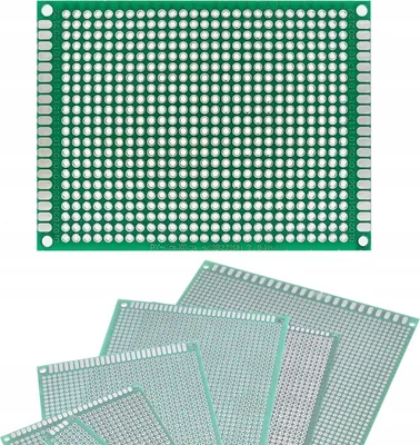 Zdjęcie produktu dla Dwustronna Uniwersalna Płytka Prototypowa PCB 60 x 80 mm (Zielona)