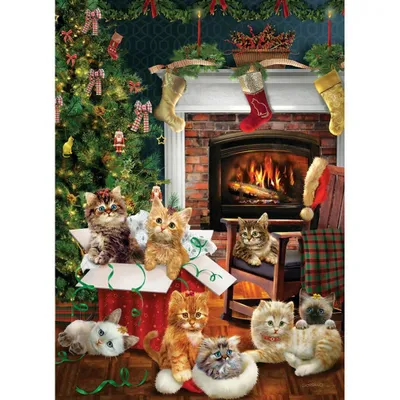 Image de COBBLE HILL Puzzle de l'arbre de Noël 1000 pièces