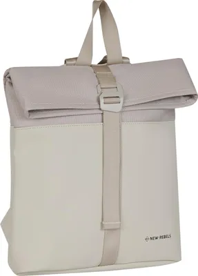 Produktbild von Bruce Los Angeles Beige 7L Rolltop Rucksack Wasserabweisend