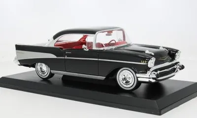 Produktbild von Maisto MAI31477R - 1/18 - Chevrolet Bel Air, schwarz, 1957 - Neu