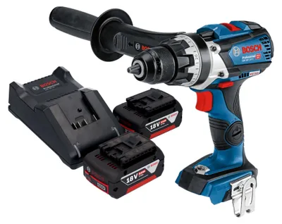 Image de Bosch GSR 18V-110 C Professional Perceuse-visseuse sans fil 18 V 110 Nm Brushless + 2x batterie 5,0 Ah + chargeur