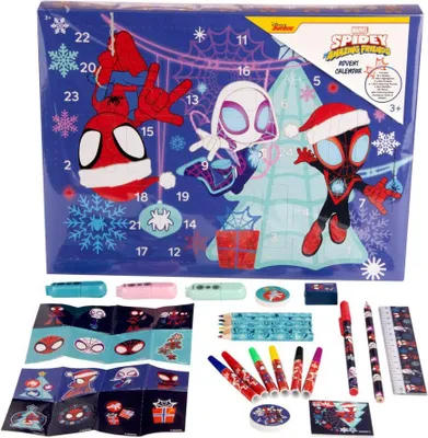 Produktbild von Spidey-Adventskalender mit 24 Weihnachtsüberraschungen