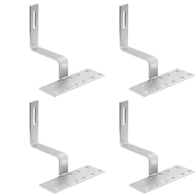 Produktbild von 4x Dachhaken Halterung Edelstahl für Solar PV Photovoltaik-Anla Solarmodule Balkonkraftwerk