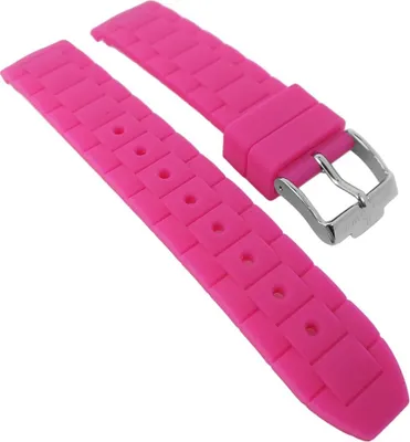 Produktbild von Jacques Lemans Uhrenarmband pink Silikon 1-1571 1-1745 1-1623 1-1587