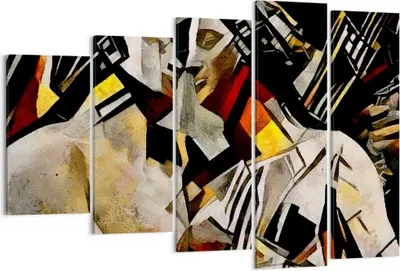 Produktbild von Bild auf Leinwand - Leinwandbild - Skulptur modern - 150x100cm - Wand Bild - Wanddeko - Wandbilder - Leinwanddruck - Bilder - Kunstdruck - Wanddekoration - Leinwand bilder - Wandkunst - EG150x100-3494