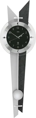 Immagine prodotto di Orologio a pendolo radiocomandato AMS, movimento a pendolo radiocomandato, 24x78x8 cm, 5253