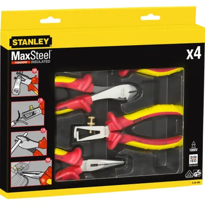 Zdjęcie produktu dla Stanley HTS Zangenset VDE FatMax, 4-teilig