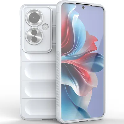 Produktbild von Handyhülle für Oppo Reno11 F Weich TPU Silikon Stossfest Anti-rutsch Hülle Weiß