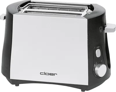 Produktbild von CLOER Toaster 3410 2Scheiben chrom/schwarz
