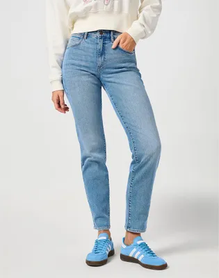Produktbild von Wrangler 5 Pocket Straight Fit Jeans Blau 30 / 30 Damen Blau 30
