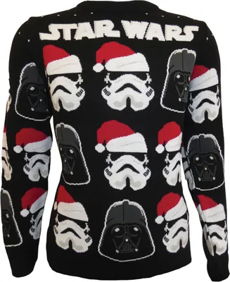 Produktbild von Star Wars Weihnachtspullover Herren Darth Vader & Stormtrooper multicolor XXL