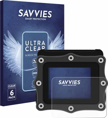 Produktbild von 6x Für Shearwater Perdix 2 Schutzfolie Savvies Displayschutz Display Schutz Folie Klar Transparent