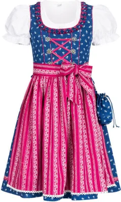 Produktbild von Kinderdirndl 3-teilig Demi in Dunkelblau vom Nübler Größe 92