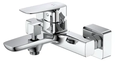 Produktbild von Avapax | Wandbadewannenarmatur - Chrom - Glänzend - Messing - Qanix Abqa211111