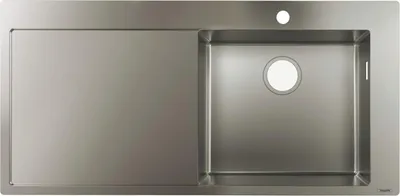 Produktbild von Einbauspüle 450 mit Abtropffläche, S715-F450 edelstahl