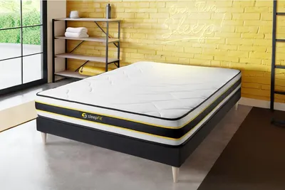 Produktbild von FLEXY Matratze 80x210cm, Taschenfedern und Memory-Schaum, Härtegrad 4, Höhe: 22cm, 3 Komfortzonen