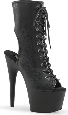 Produktbild von ADORE-1016 Damen Booties von Pleaser, Schwarz  , EU 43, US 13