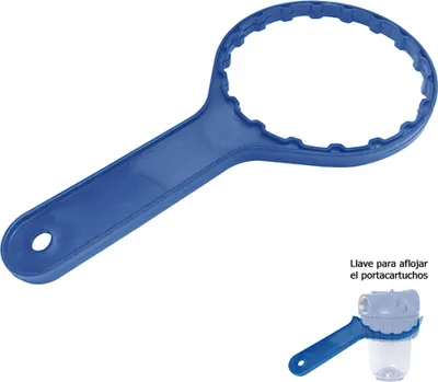 Produktbild von MAURER 4012060 Kartuschenfilter-Kartuschenhalter Schlüssel Öffnen/Schließen, farblich sortiert