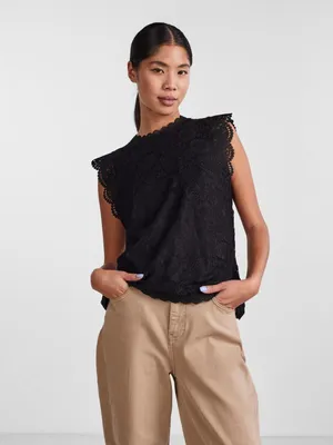 Produktbild von PIECES Pcolline Sl Lace Top Noos