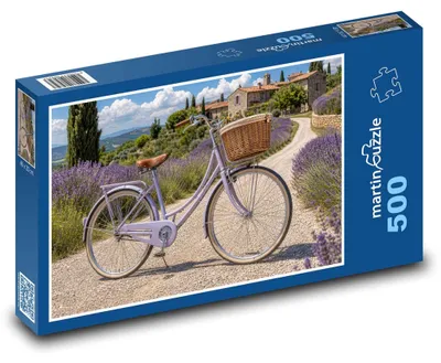 Obrázek produktu pro Puzzle 500 Kolo na polní cestě - martinpuzzle