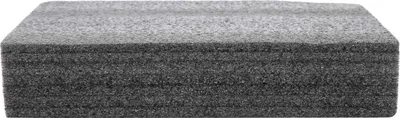 Image de Tapis en mousse et feutre aiguilleté, noir, double face, carré, support en feutre pour les travaux manuels de bricolage (250 x 150 x 52 mm)