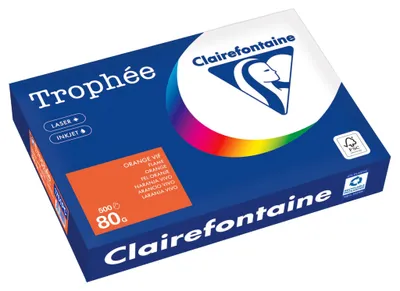 Immagine prodotto di Clairefontaine Kopierpapier 1761PC A4 80g orange 500Bl