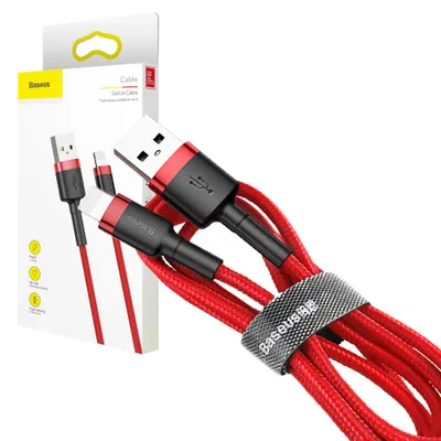 Zdjęcie produktu dla Baseus CALKLF-A09 kabel Lightning 0,5 m czerwony