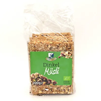Obrázok produktu pre Chrumkavý chlieb - špaldové müsli 200g