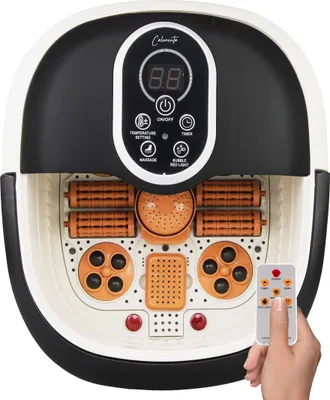 Produktbild von CALMENTA® XXL Footbath - 12L - Automatická masážní kolečka - Infračervené záření - do 48°C - Shiatsu - Vířivá koupel nohou - Footbath