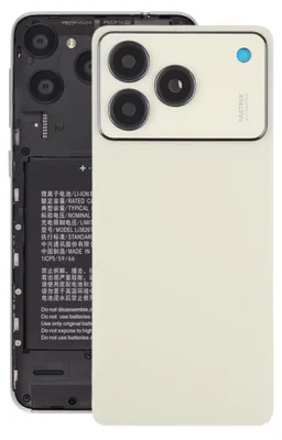 Productafbeelding van Achterkant, camerakader, batterijdeksel voor ZTE Blade A76 4G, goud