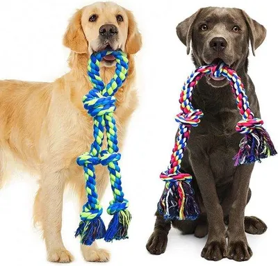 Immagine prodotto di Giocattoli per cani - Confezione da 2 - Giocattoli per la pulizia dei denti