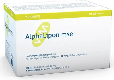 Produktbild von Dr. Enzmann Alpha Lipoic Acid Mse 200 Mg 90 Kap
