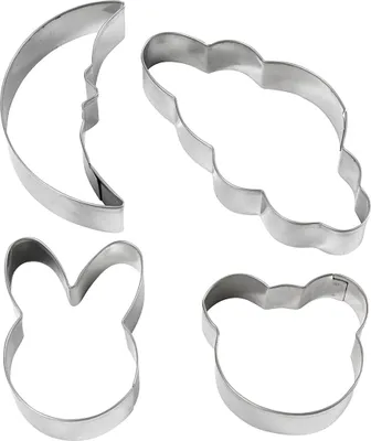 Produktbild von Creativ Company 782888, Silber, Edelstahl, 100 mm, 4 Stück(e)