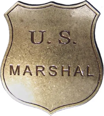 Produktbild von Sheriffstern US-Marshall Badge messing 1789 Edmund Randolph