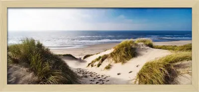 Produktbild von Gerahmtes Bild Sea View 130x60 cm