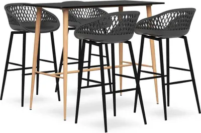 Produktbild von "2026 Promotion" 5-tlg. Bar-Set Schwarz und Grau - Esszimmer CC3339
