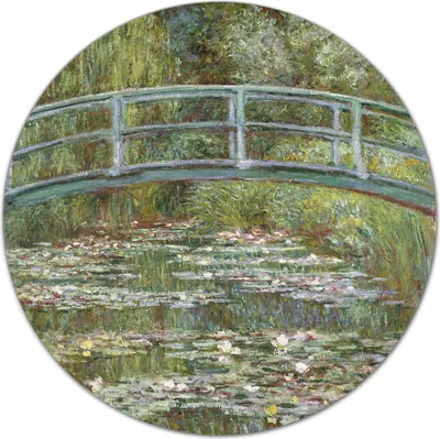 Produktbild von Glas Schneidebrett Herdabdeckplatten Schneideplatten Rund - 40 cm - Brücke See bild