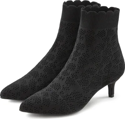 Produktbild von LASCANA Ankleboots Sock Boot, High Heel Stiefelette, Stiefel, schwarz Größe 41