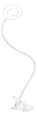 Image de Lampe de bureau LED à variateur, avec pince, blanche, 300 lm, température de couleur réglable, modèle WO66-W