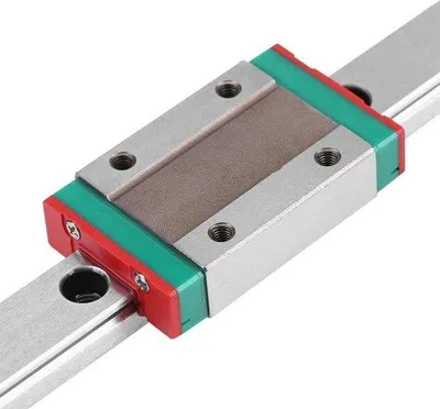 Image de Rail linéaire 500 mm - Rail linéaire mobile avec chariot - Pour imprimantes 3D DIY et machines CNC.