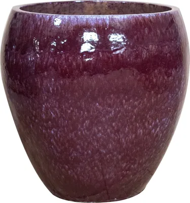 Obrázok produktu pre Keramický kvetináč LAFONTAINE - fialový - priemer 68 cm výška 68 cm