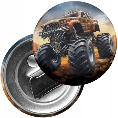 Produktbild von Kühlschrankmagnet mit Flaschenöffner - AUTO MONSTER TRUCK