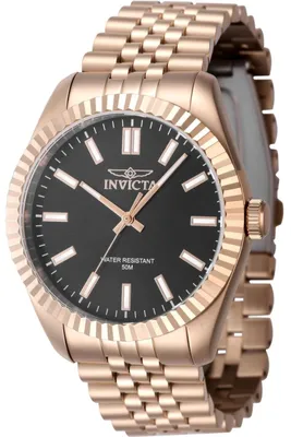 Zdjęcie produktu dla Invicta Specialty 47492 Zegarek Męski - Mechanizm Kwarcowy - Stal Nierdzewna z Czarną Tarcza - 43 mm