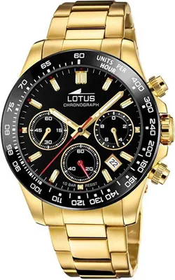 Produktbild von Lotus Herren Uhr Classic Elegant Edelstahl Armbanduhr gold UL18914/6