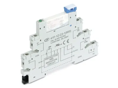 Produktbild von HONGFA Relaisbaustein 41F-1Z-C2-1 & HF41F/24-ZS, 24 V-/