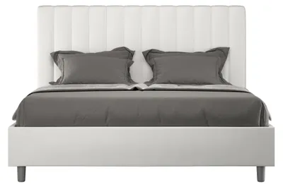 Immagine prodotto di Letto Matrimoniale 160x190 cm con Rete e Contenitore Agueda Bianco