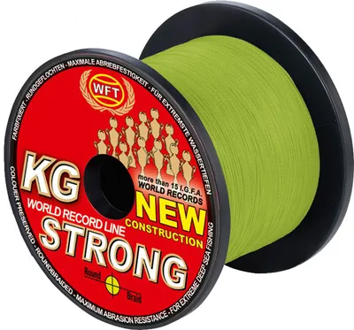 Produktbild von WFT 51KG Strong Schnur chartreuse 0,32mm 1000m