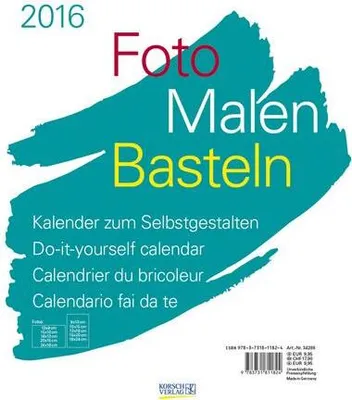 Produktbild von Foto-Malen-Basteln weiß 2016 (35 x 30 cm)