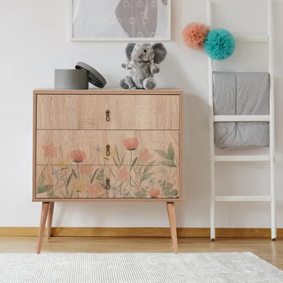 Produktbild von Skye Decor, City Trio Tulip, Nachttisch, Sonoma-Eiche, 100 % MELAMINBESCHICHTETE SPANPLATTEN, 80 x 40 x 89 cm