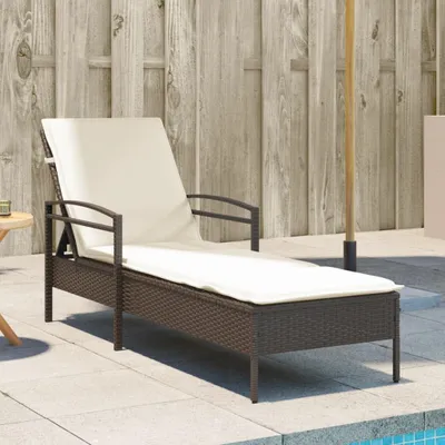 Image de Fauteuil de jardin - Transat - Longue-vue de jardin - Transat de piscine - Chaise de plage - Repose-tête réglable